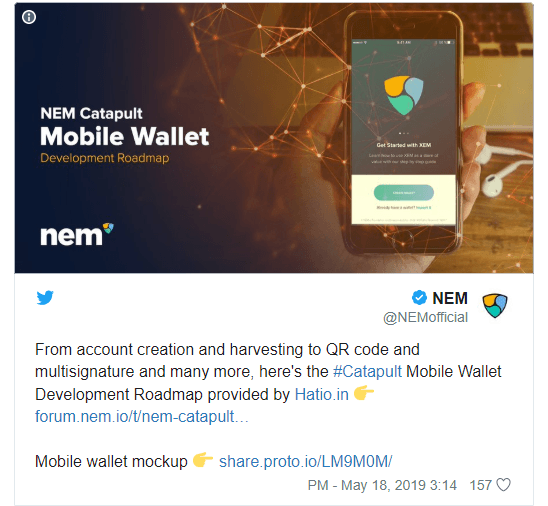 محفظة نيم الرقمية - تقني نت العملات الرقمية