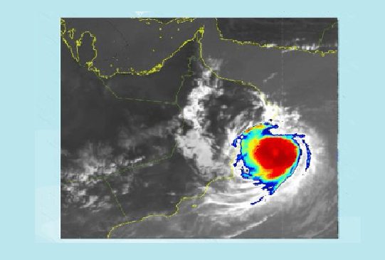 الأرصاد العمانية تصدر تحذير 3 حول الإعصار المداري هيكا - تقني نت عمانيات