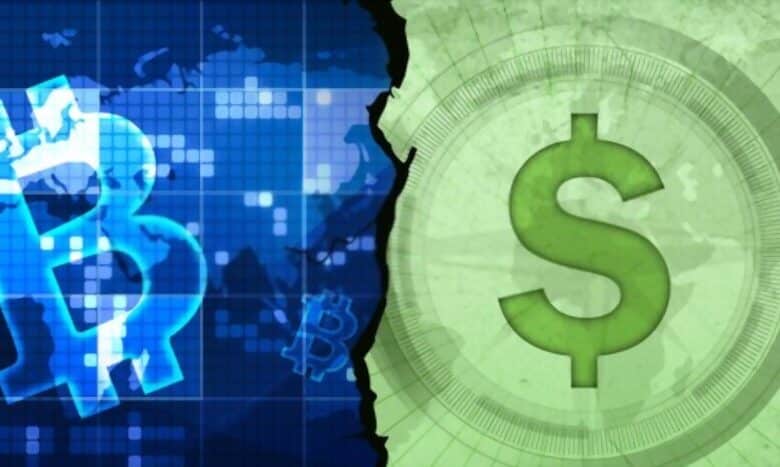 الدولار أم البيتكوين سيفوز خلال الأسابيع القليلة القادمة
