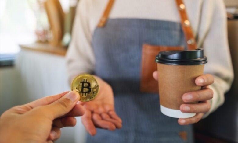 شراء الطعام بالبيتكوين