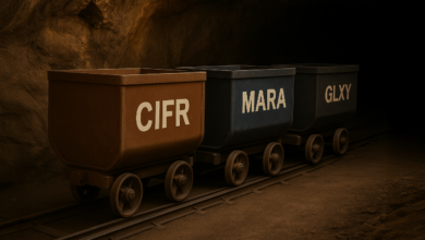 إغلاق أسهم تعدين البيتكوين الرئيسية على ارتفاع