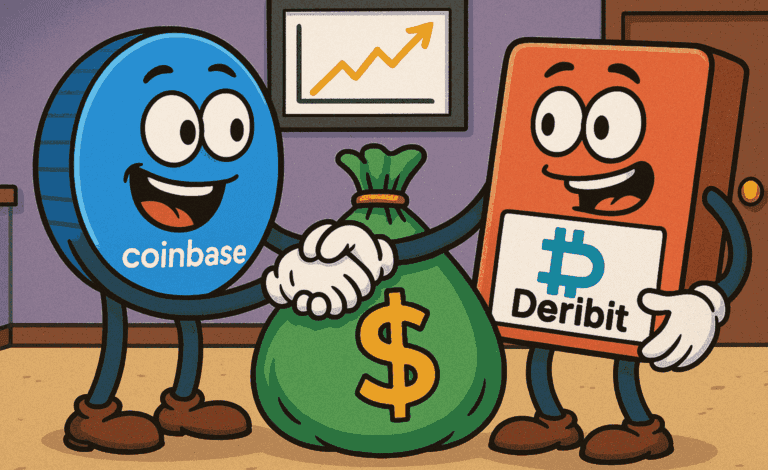 استحواذ منصة Coinbase على Deribit استحواذ منصة Coinbase على Deribit