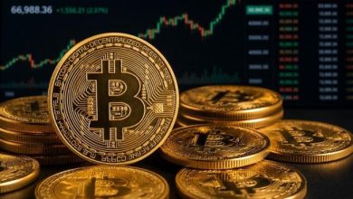 هبوط البيتكوين دون 70 ألف دولار يبدد 455 مليون دولار