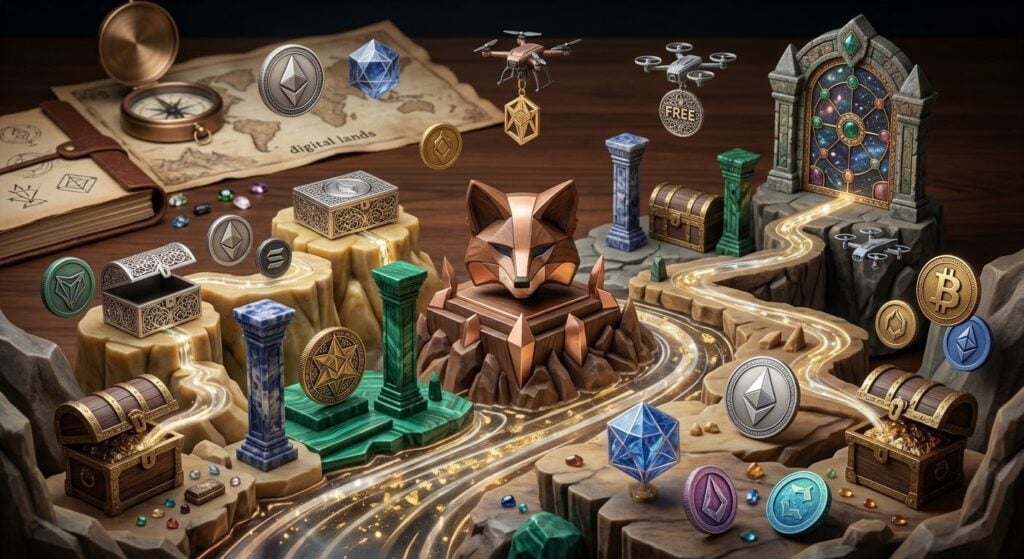 مكافآت MetaMask والإيردروب المجاني