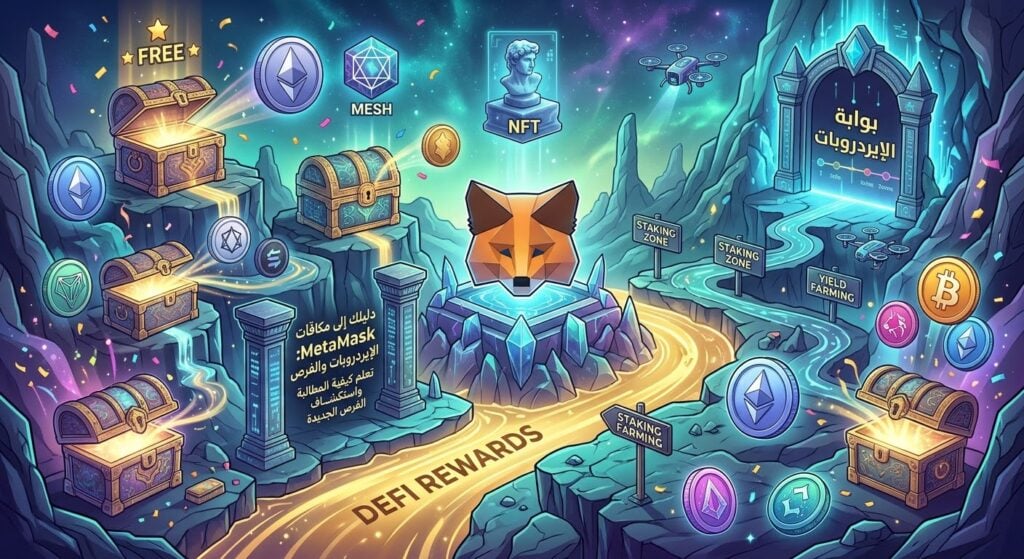 مكافآت MetaMask والإيردروب المجاني